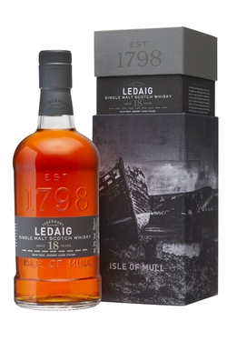 Whisky Ecosse Highlands Single Malt Mull Ledaig 18 Ans 46.3% 70cl