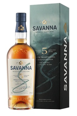 Rhum Reunion Savanna 5 Ans 43% 70cl