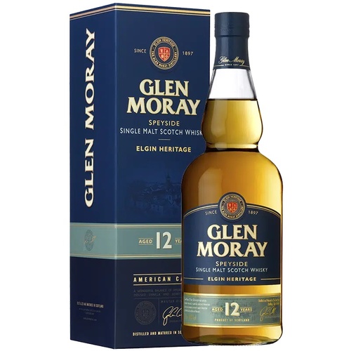 WHISKY ECOSSE SPEYSIDE SINGLE MALT GLENMORAY 12 ANS 40% 70CL