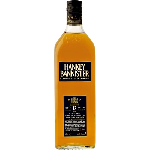 WHISKY ECOSSE BLEND HANKEY BANNISTER 12 ANS 40% 70CL
