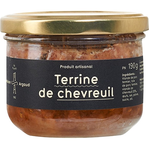Article Maison Argaud Terrine De Chevreuil Bocal 190g